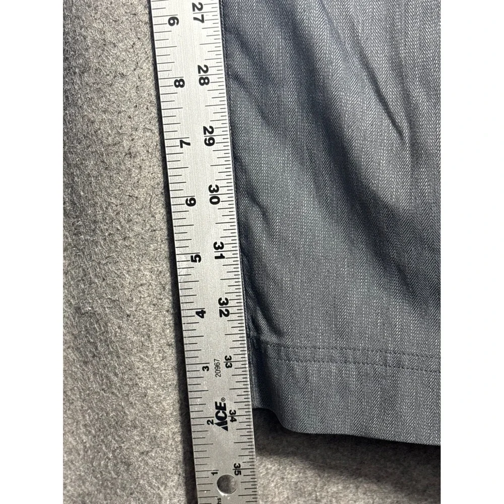 Lululemon Athletica Mens Cargo Pants Gray Herringbone Utility Trousers Size L